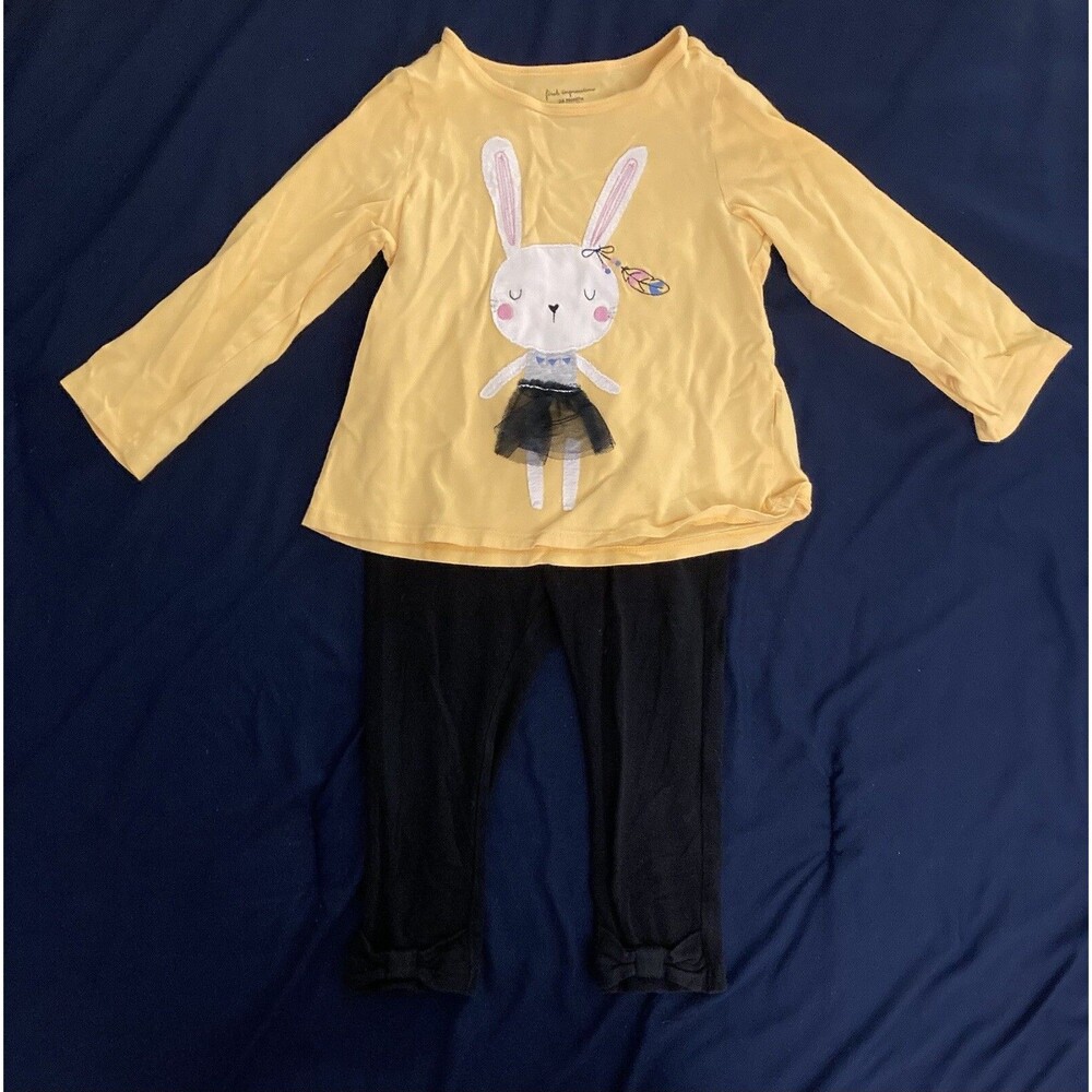 24 Months First Impressions baby girl clothes - 2 piece outfit | bunny theme
